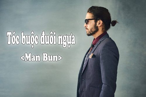 buộc tóc đuôi ngựa nam