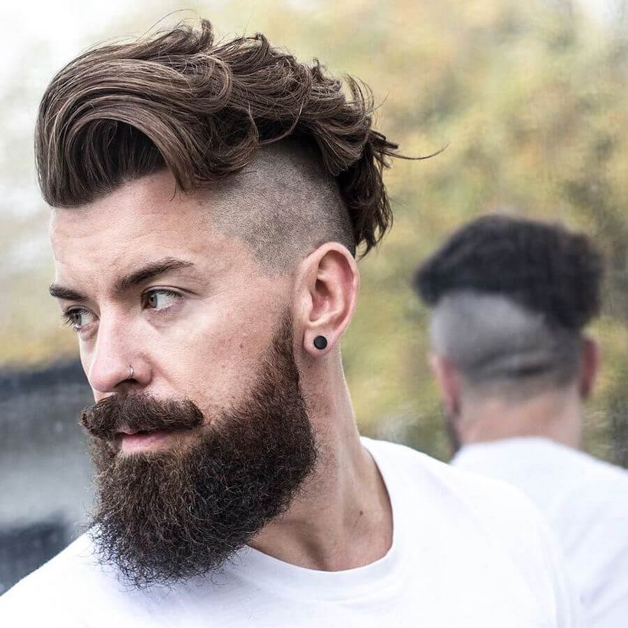 17 kiểu tóc cho nam có râu quai nón hợp không tưởng