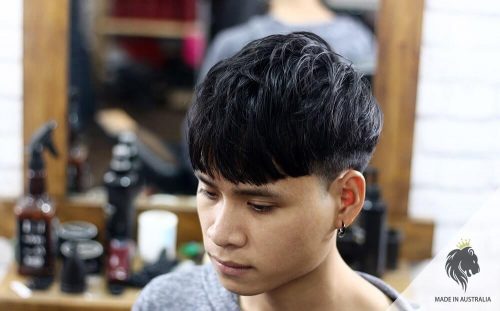 nhuộm tóc màu đen khói đẹp