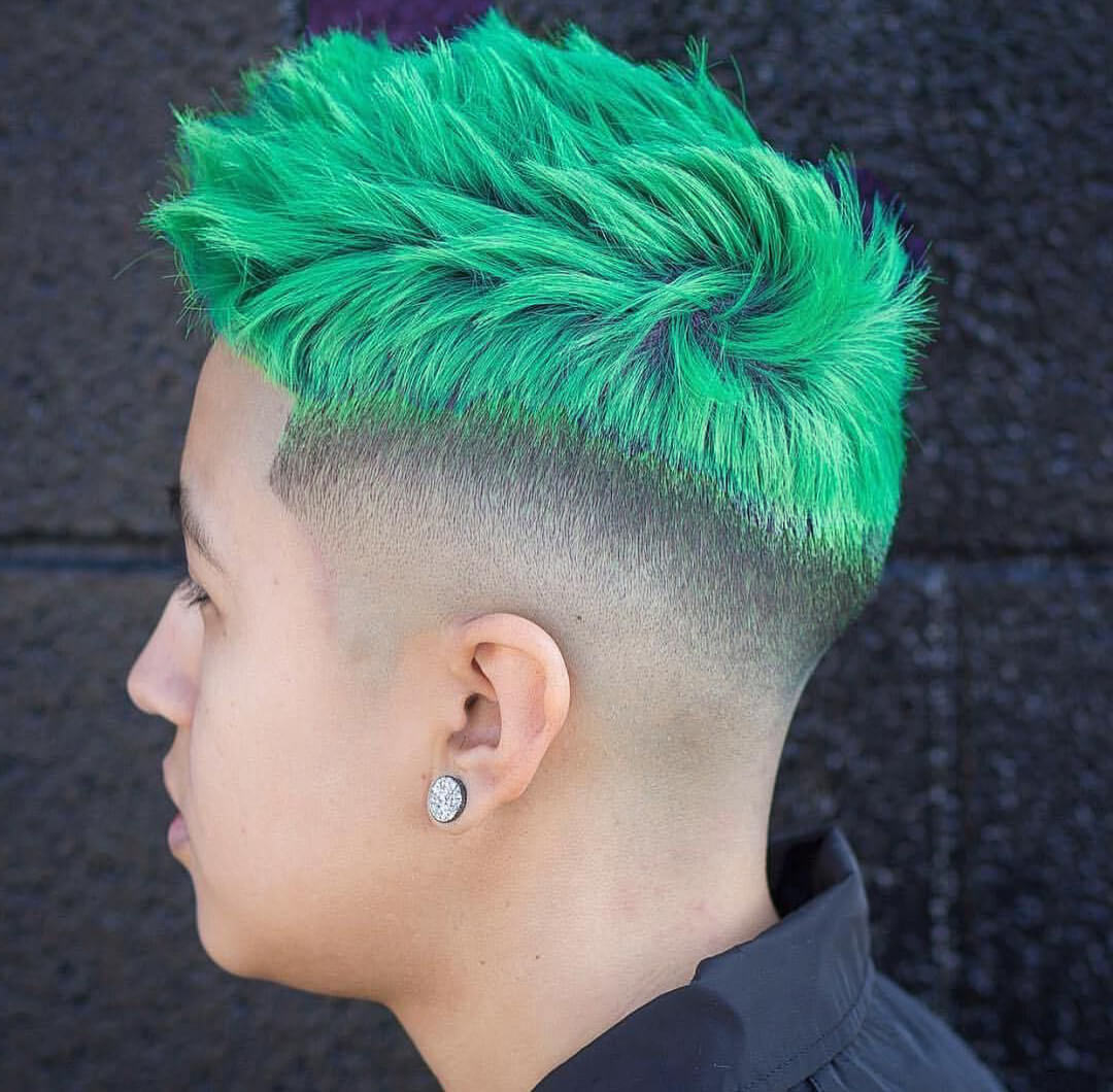 Nhuộm tóc xanh lá cây cực chất như sao Kpop  Thời trang sao