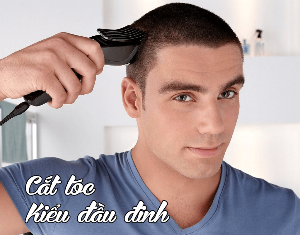 12 kiểu tóc cắt đầu đinh khỏe khoắn đầy nam tính