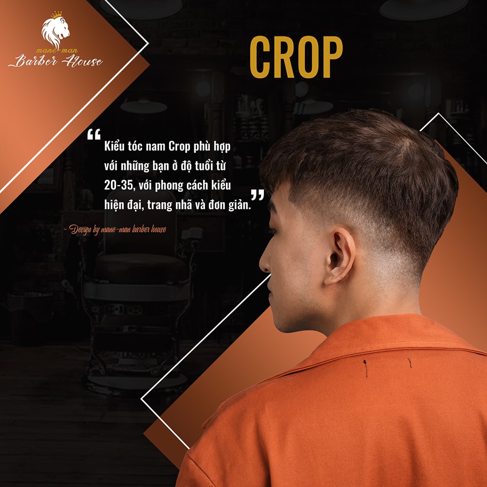 Kiểu tóc nam đẹp Crop