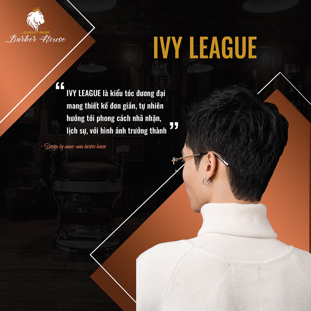 Tóc nam đẹp Ivy League