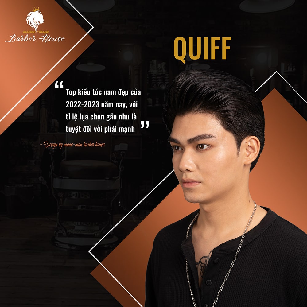 Tóc nam đẹp Quiff