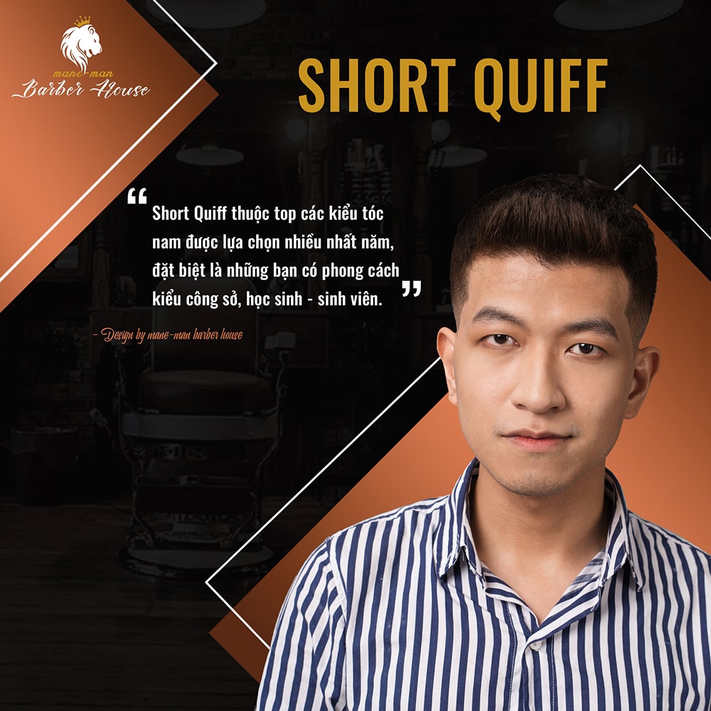 mẫu tóc nam Short Quiff
