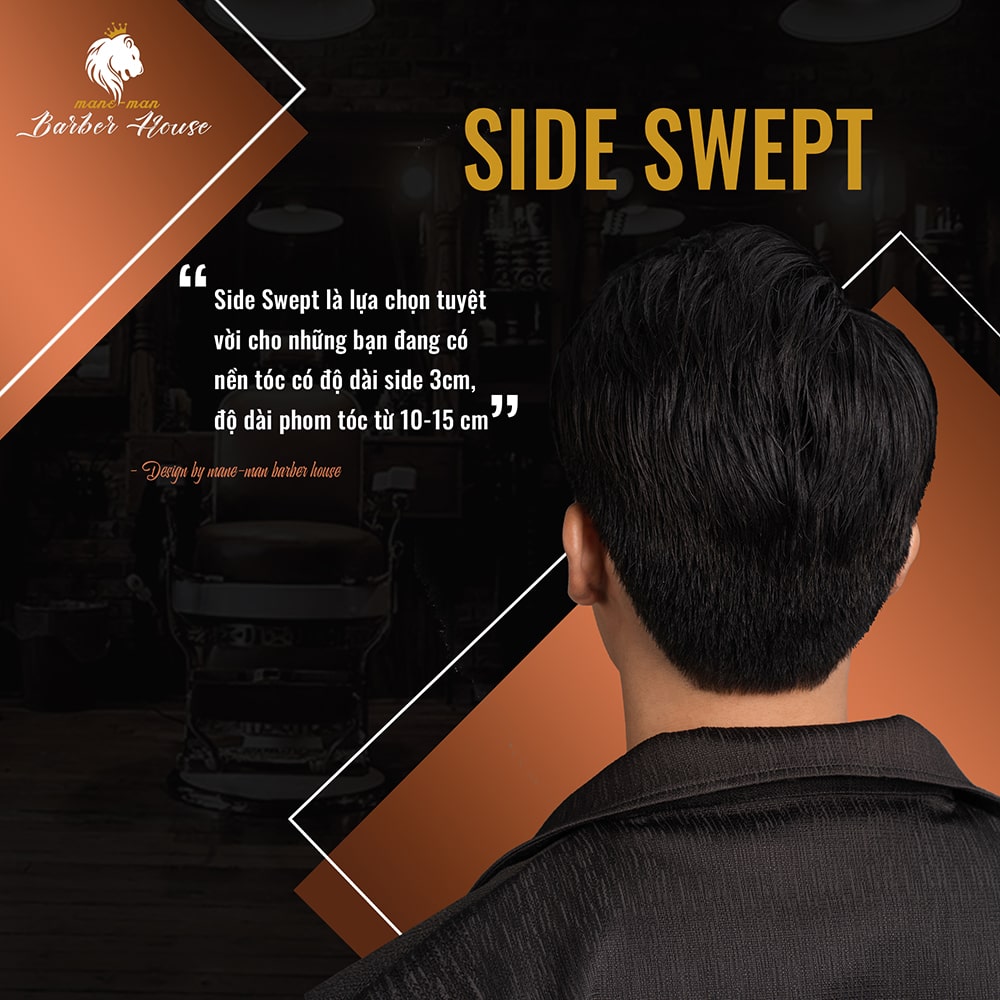Kiểu tóc nam Side Swept