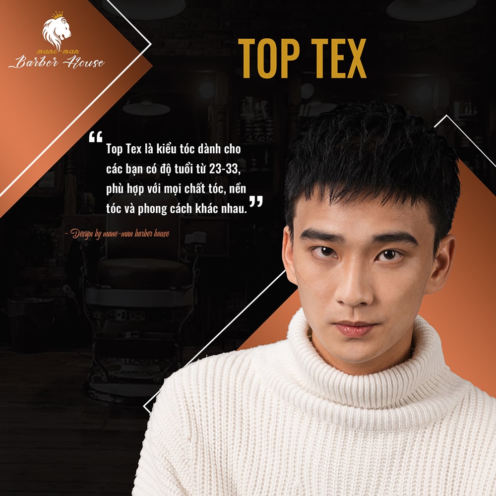 Tóc nam đẹp Top Tex
